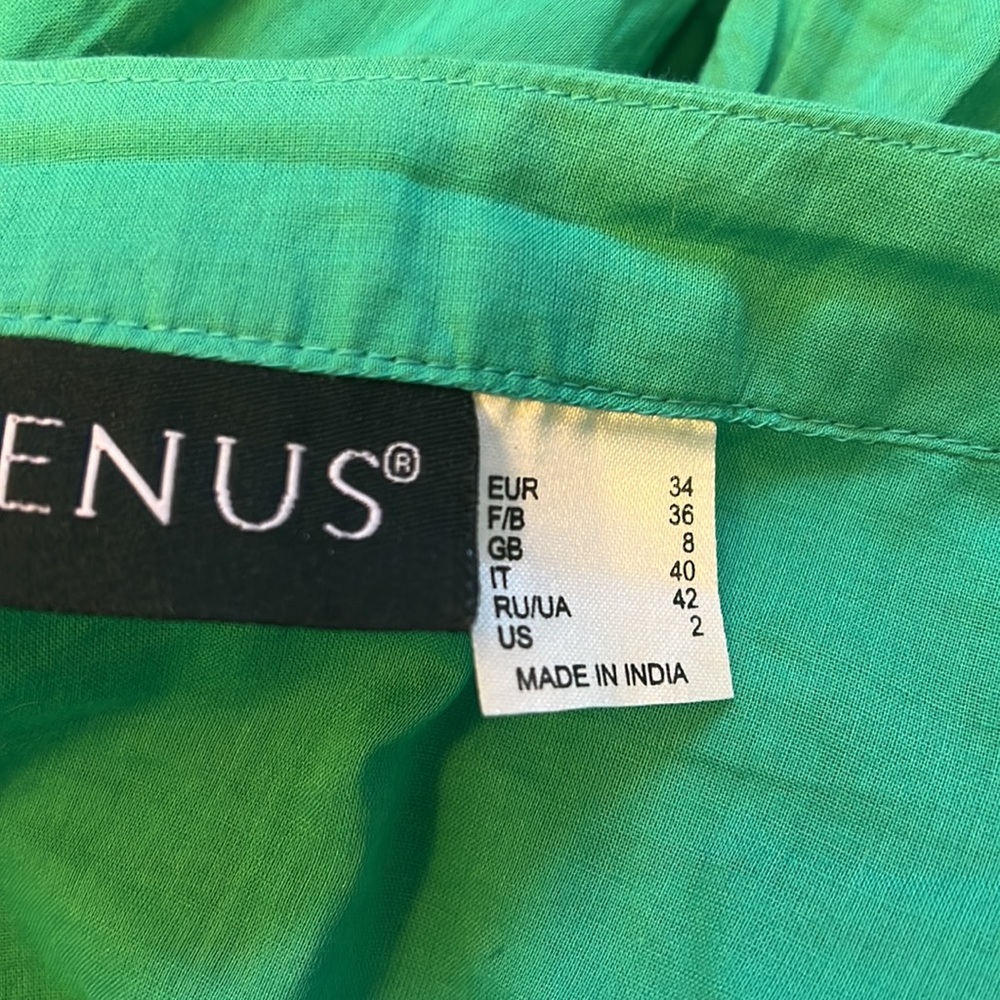 Venus green ruffle skirt - Picture 6 of 6